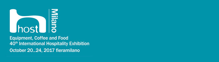 Once again, we will be attending the HostMilano international exhibition, to be held this year from 20 to 24 October.